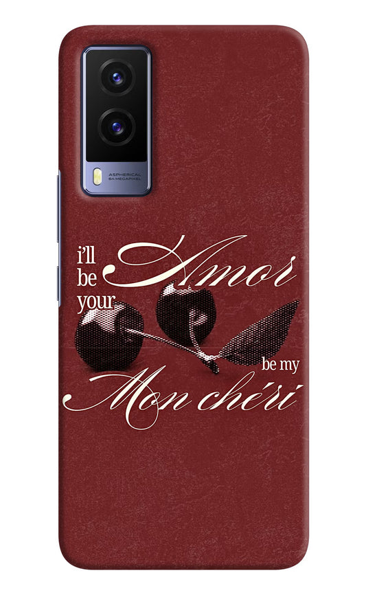 Velvet Cherry Vivo V21E 5G Back Cover