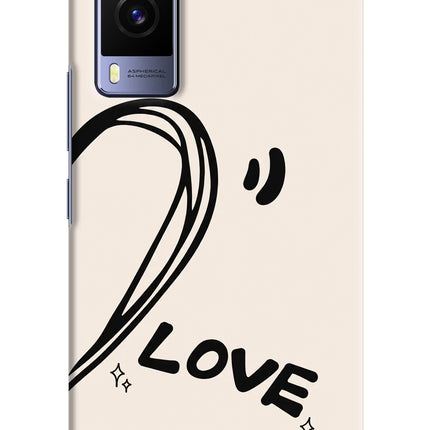 Soul Line Vivo V21E 5G Hard Case Back Cover by Casekaro