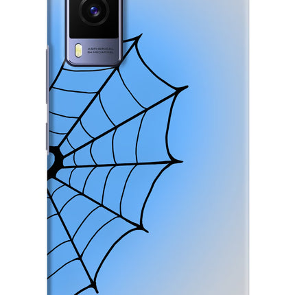 Blue Web Vivo V21E 5G Hard Case Back Cover by Casekaro