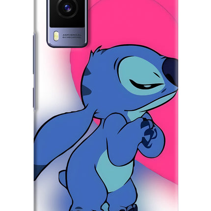 Stitch Hug Vivo V21E 5G Hard Case Back Cover by Casekaro