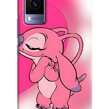 Angel Hug Vivo V21E 5G Hard Case Back Cover by Casekaro