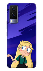 Star Glow Vivo V21E 5G Hard Case Back Cover by Casekaro