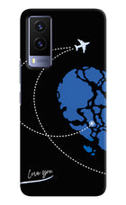 Love Orbit Vivo V21E 5G Hard Case Back Cover by Casekaro