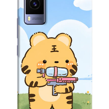 Tiger Treat Vivo V21E 5G Hard Case Back Cover by Casekaro