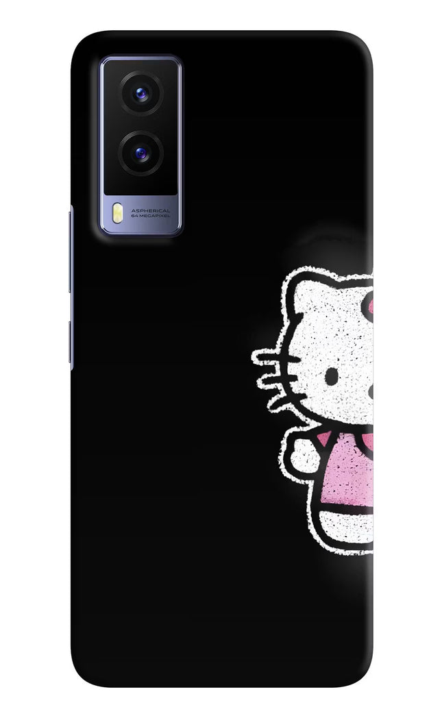 Kitty Charm Vivo V21E 5G Hard Case Back Cover by Casekaro