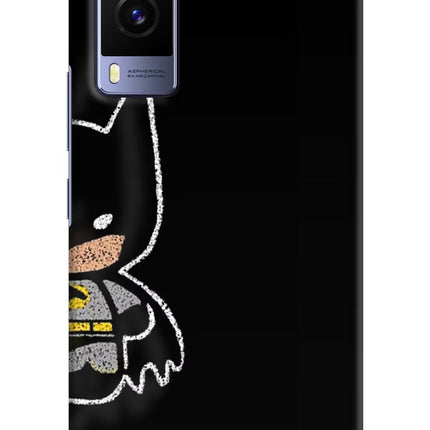 Bat Kitty Vivo V21E 5G Hard Case Back Cover by Casekaro