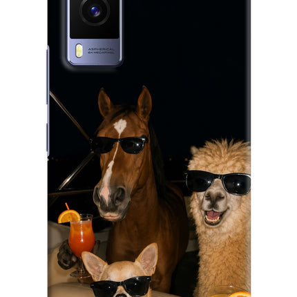 Party Squad Vivo V21E 5G Hard Case Back Cover by Casekaro