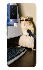 Hacker Hamster Vivo V21E 5G Hard Case Back Cover by Casekaro