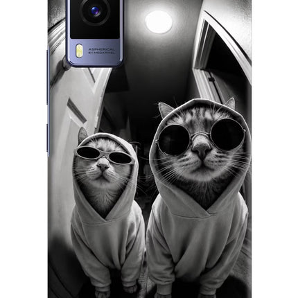 Hood Cats Vivo V21E 5G Hard Case Back Cover by Casekaro