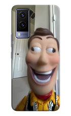 Side Eye Woody Vivo V21E 5G Hard Case Back Cover by Casekaro