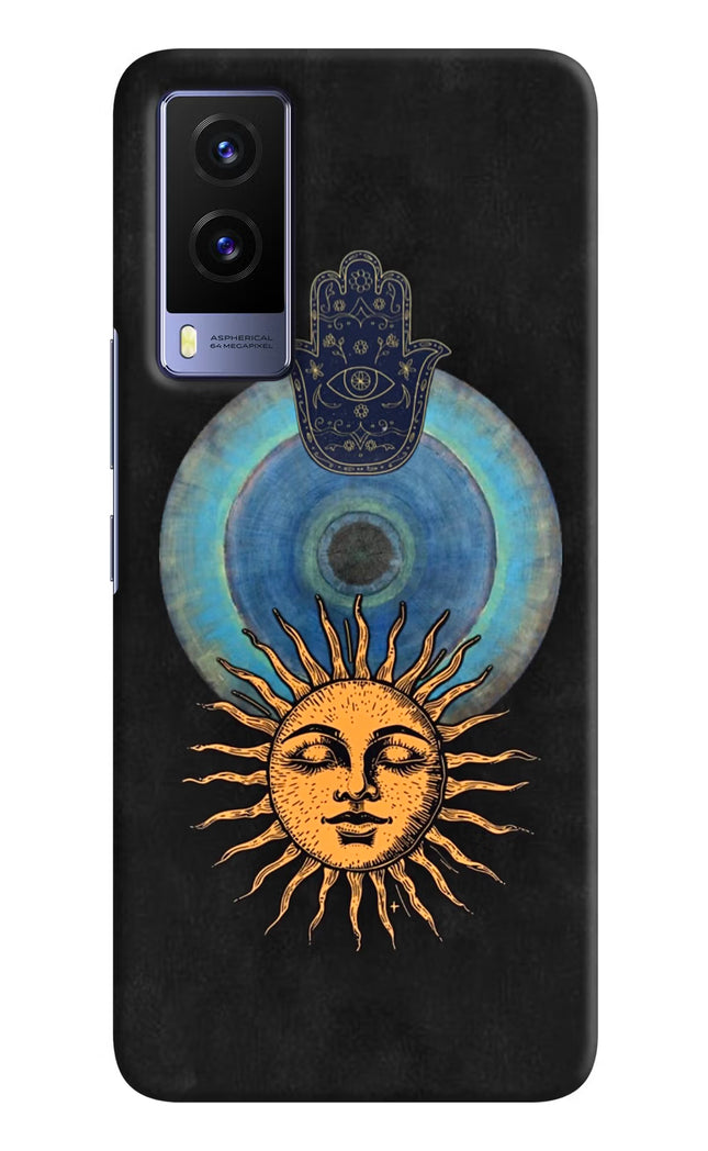 Divine Sun Vivo V21E 5G Hard Case Back Cover by Casekaro