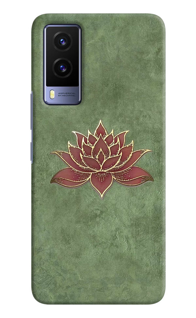 Lotus Grace Vivo V21E 5G Hard Case Back Cover by Casekaro