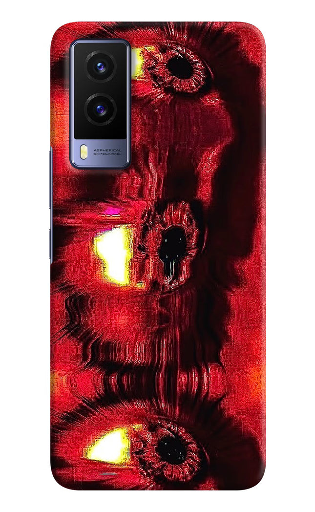 Fire Eye Vivo V21E 5G Hard Case Back Cover by Casekaro