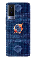 Koi Blue Vivo V21E 5G Back Cover