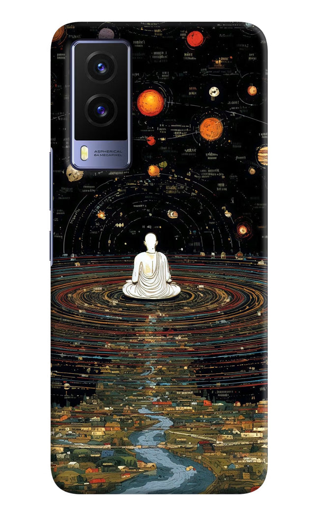 Space Monk Vivo V21E 5G Hard Case Back Cover by Casekaro