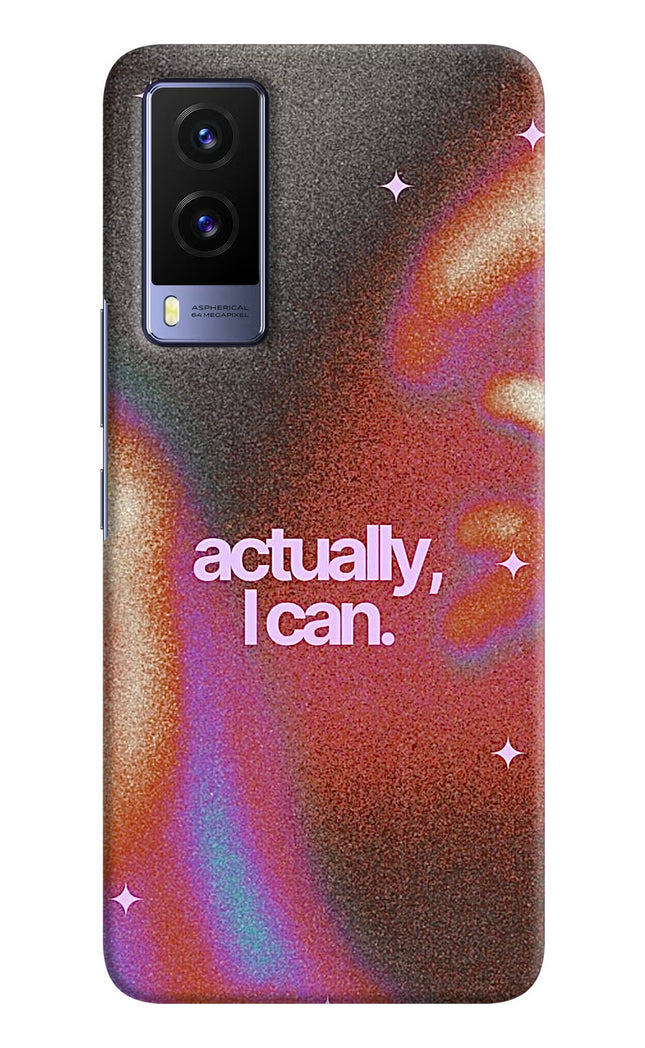 Pink Aura Vivo V21E 5G Hard Case Back Cover by Casekaro