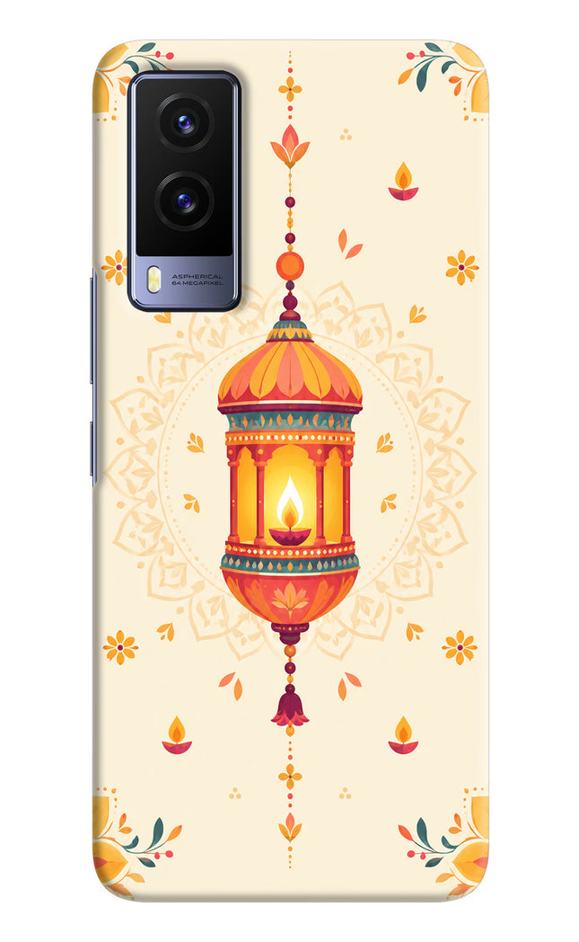 Golden Lantern Vivo V21E 5G Hard Case Back Cover by Casekaro