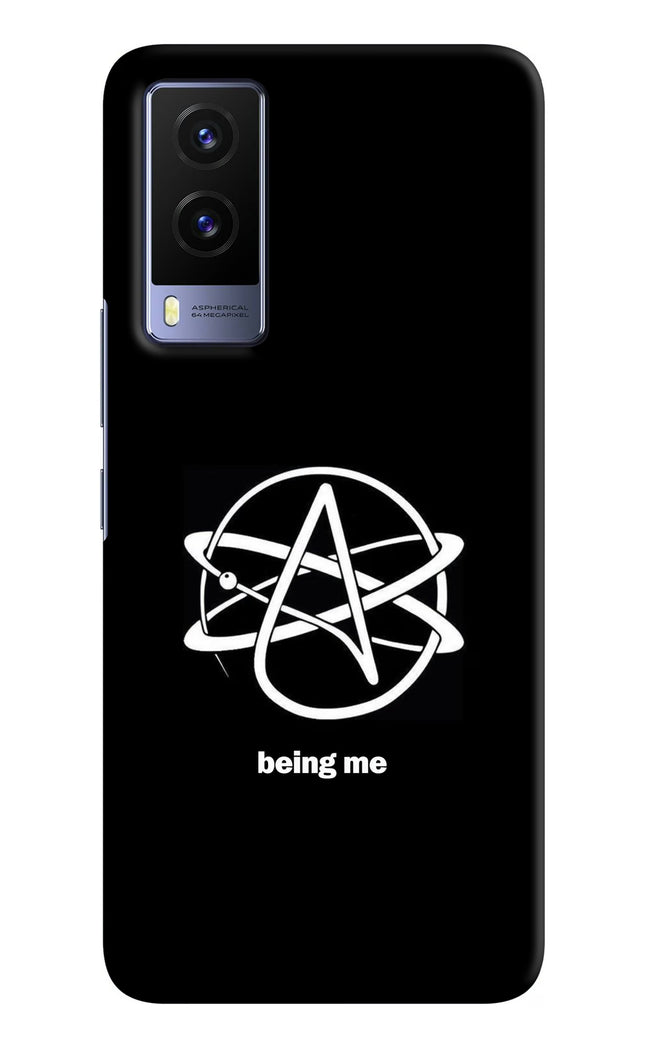 Atheist Symbol Vivo V21E 5G Hard Case Back Cover by Casekaro