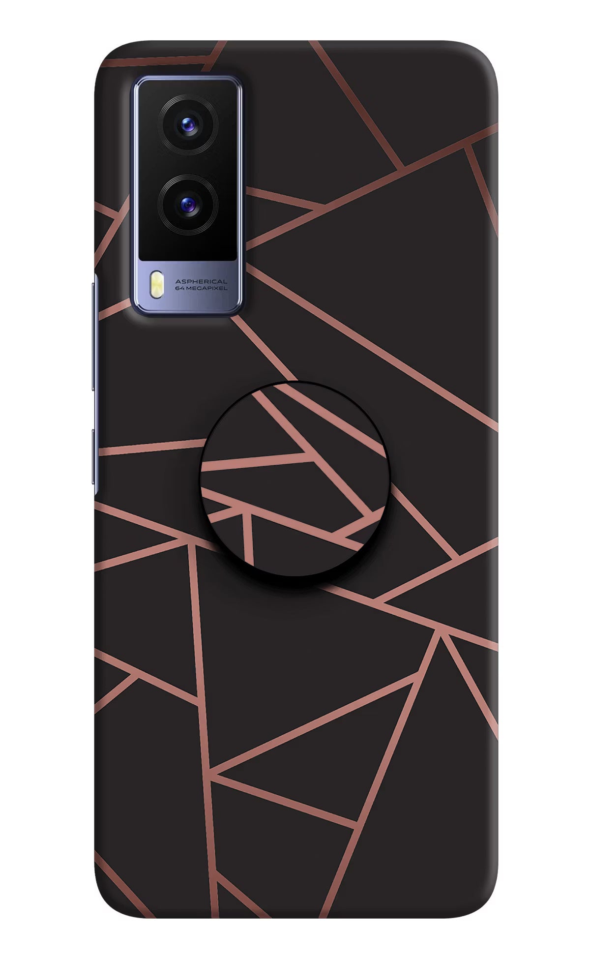 Geometric Pattern Vivo V21E 5G Pop Case by Casekaro
