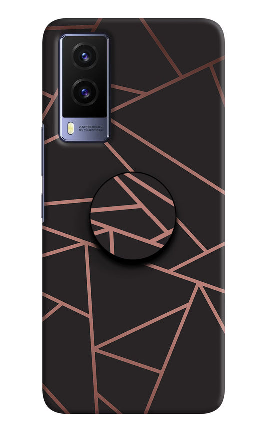 Geometric Pattern Vivo V21E 5G Pop Case by Casekaro
