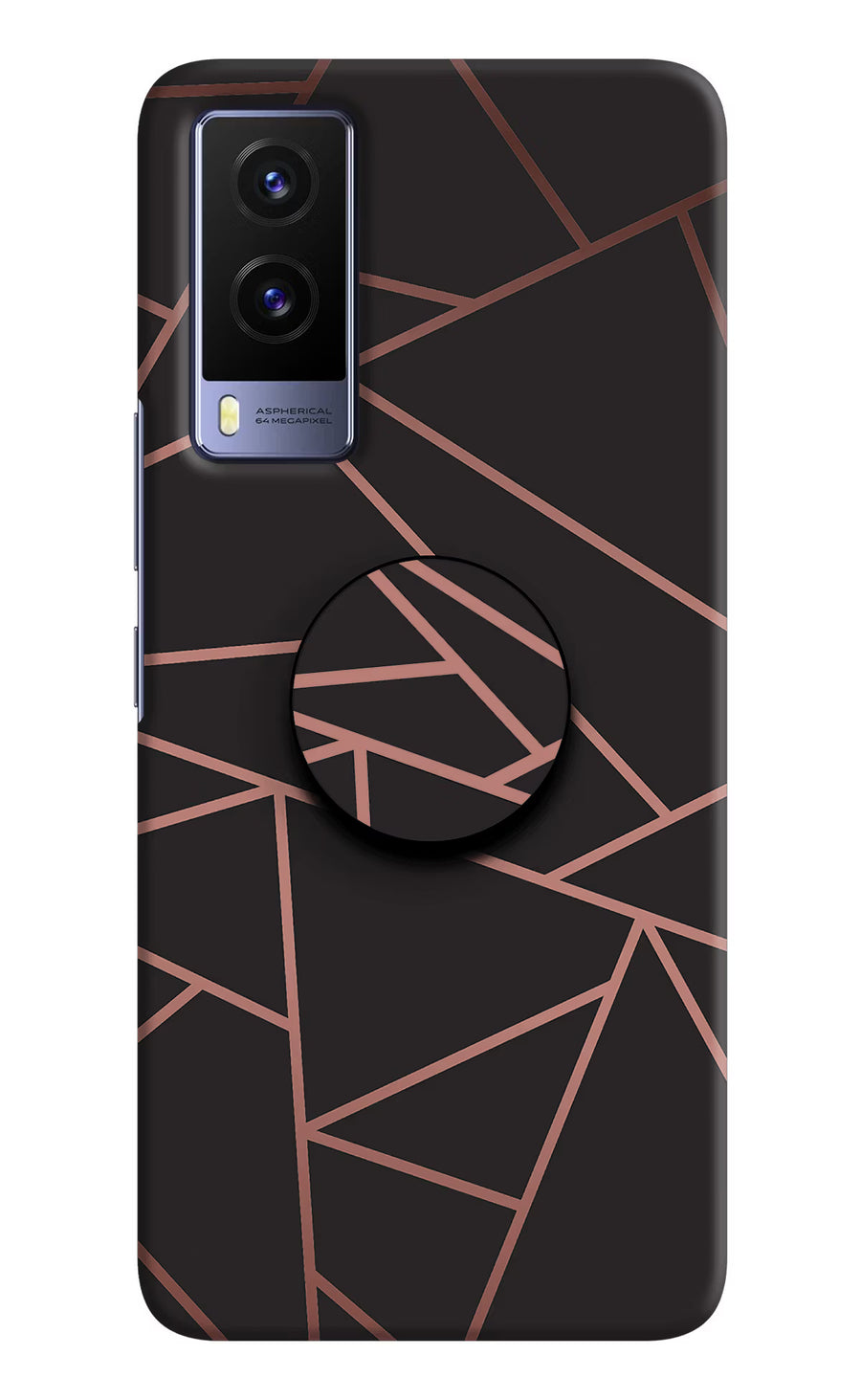 Geometric Pattern Vivo V21E 5G Pop Case, Hard case