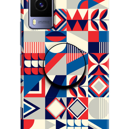 Colorful Pattern Vivo V21E 5G Pop Case by Casekaro