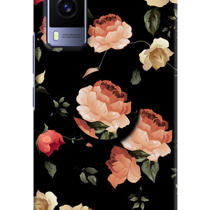 Flowers Vivo V21E 5G Pop Case by Casekaro