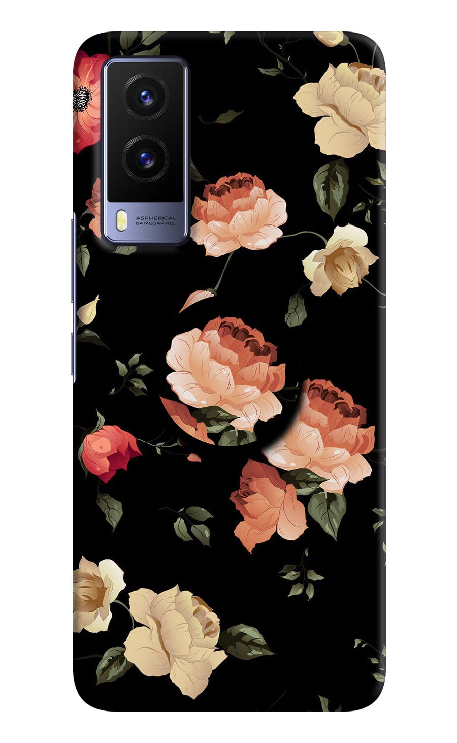 Flowers Vivo V21E 5G Pop Case, Hard case