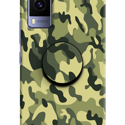 Camouflage Vivo V21E 5G Pop Case by Casekaro