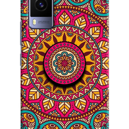 Mandala Vivo V21E 5G Pop Case by Casekaro
