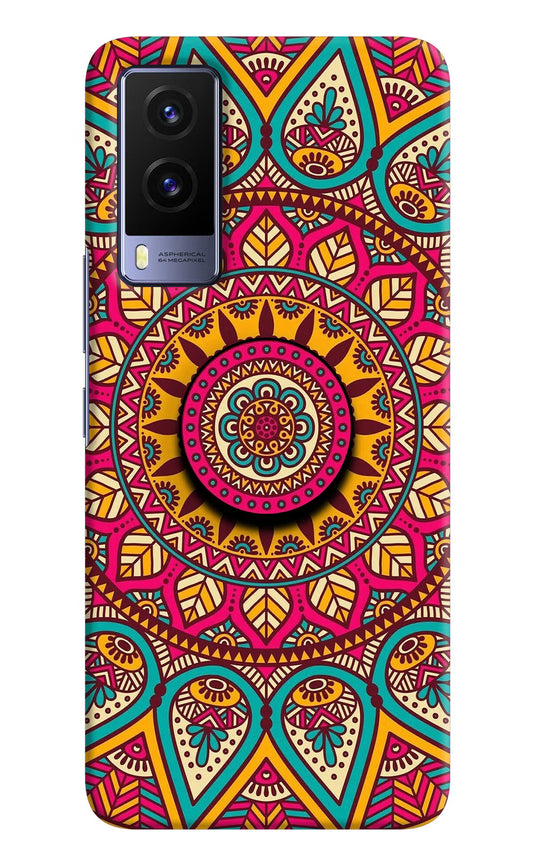 Mandala Vivo V21E 5G Pop Case by Casekaro