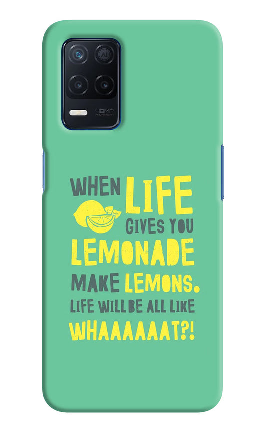 Quote Realme Narzo 30 5G Hard Case Back Cover by Casekaro