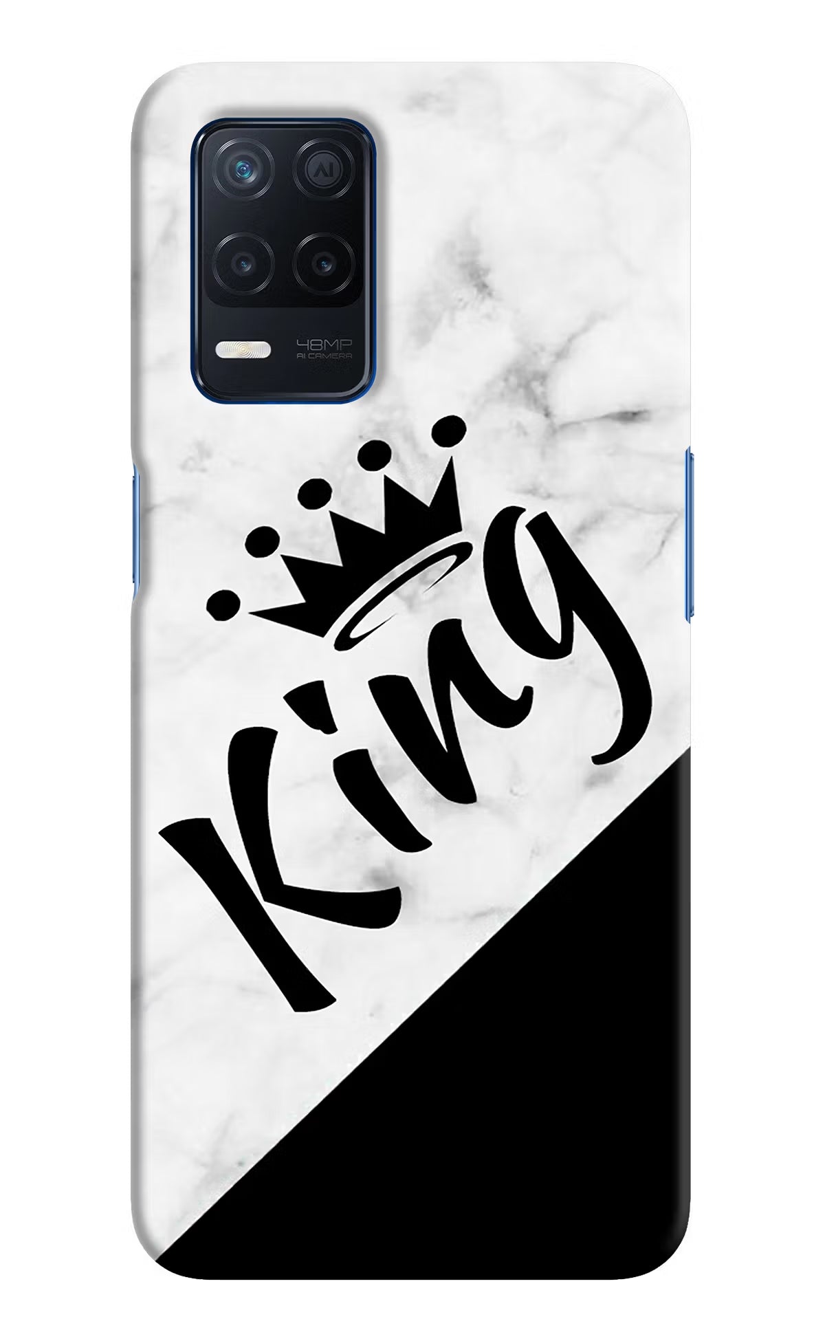 King Realme Narzo 30 5G Hard Case Back Cover by Casekaro