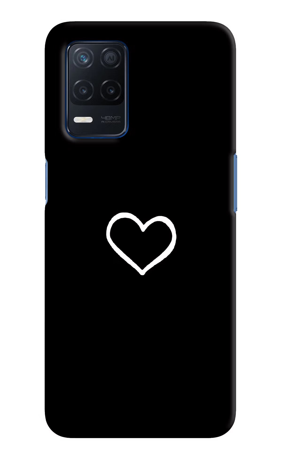 Heart Realme Narzo 30 5G Hard Case Back Cover by Casekaro