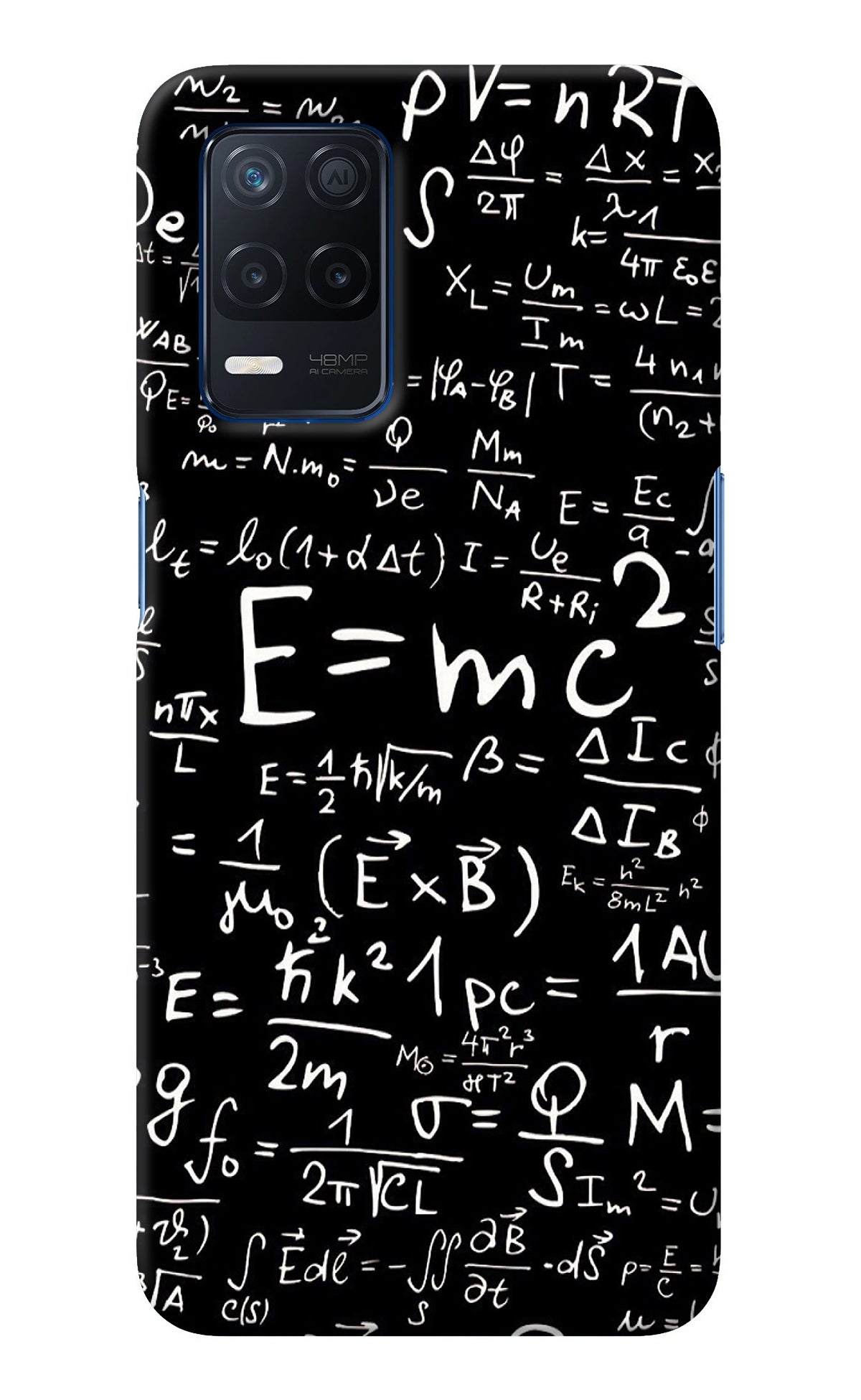 Physics Albert Einstein Formula Realme Narzo 30 5G Back Cover
