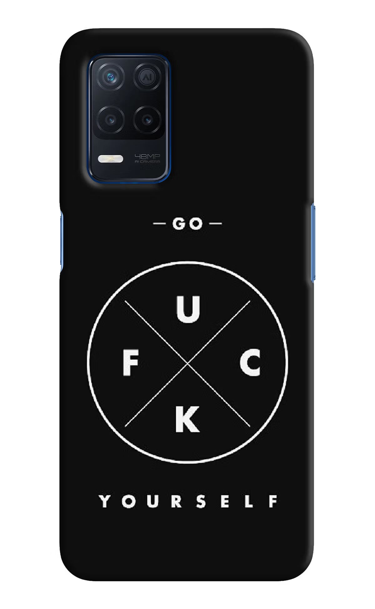 Go Fuck Yourself Realme Narzo 30 5G Hard Case Back Cover by Casekaro