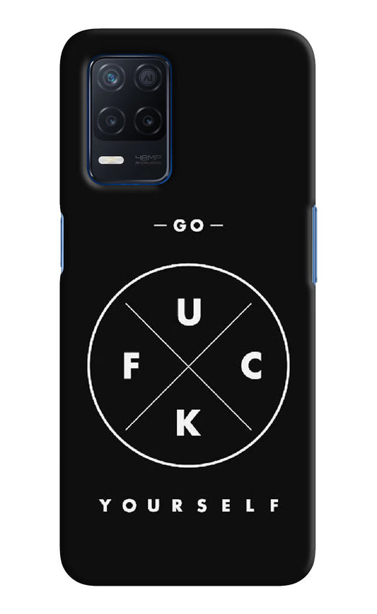 Go Fuck Yourself Realme Narzo 30 5G Hard Case Back Cover by Casekaro