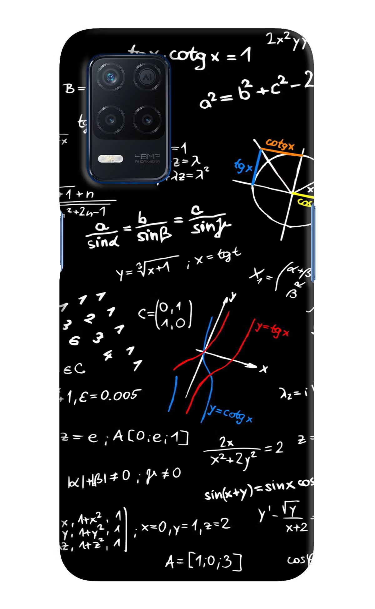 Mathematics Formula Realme Narzo 30 5G Hard Case Back Cover by Casekaro