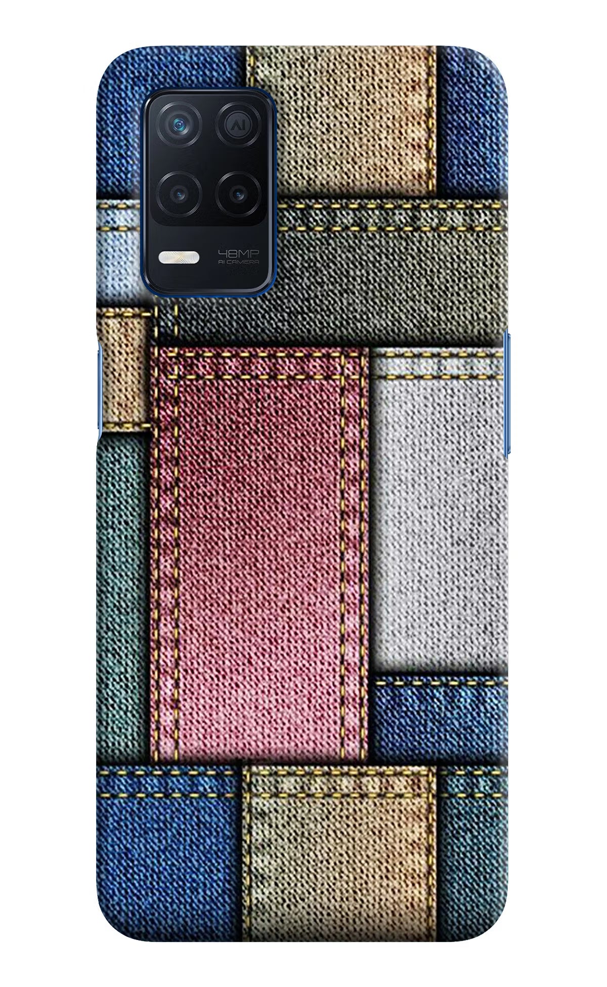 Multicolor Jeans Realme Narzo 30 5G Hard Case Back Cover by Casekaro