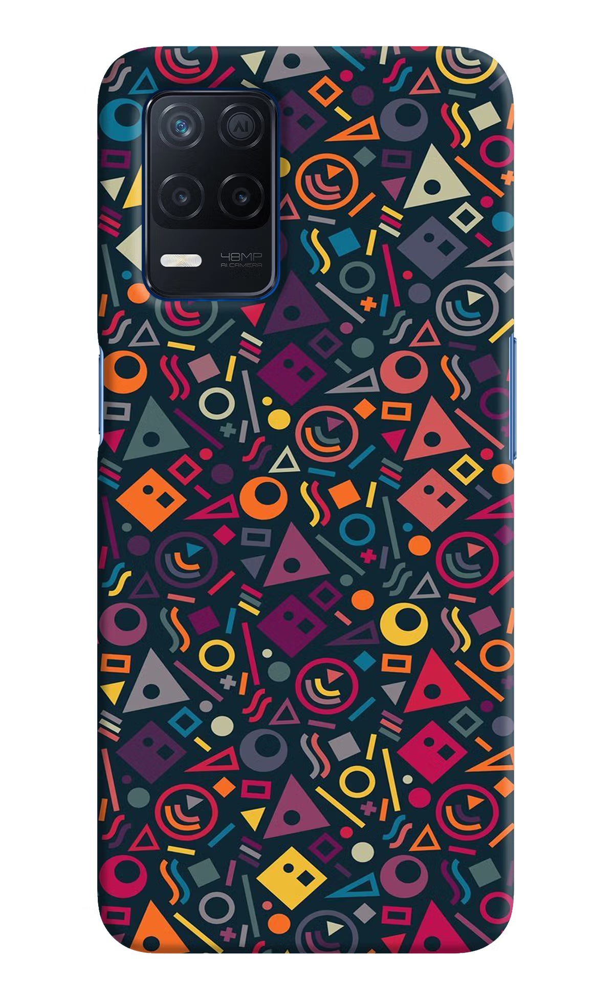 Geometric Abstract Realme Narzo 30 5G Hard Case Back Cover by Casekaro