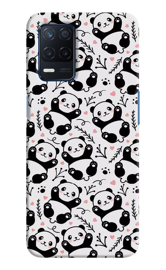 Cute Panda Realme Narzo 30 5G Hard Case Back Cover by Casekaro