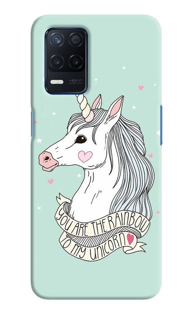 Unicorn Wallpaper Realme Narzo 30 5G Hard Case Back Cover by Casekaro