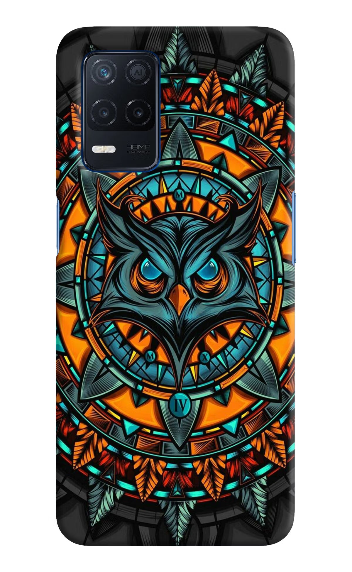 Angry Owl Art Realme Narzo 30 5G Hard Case Back Cover by Casekaro