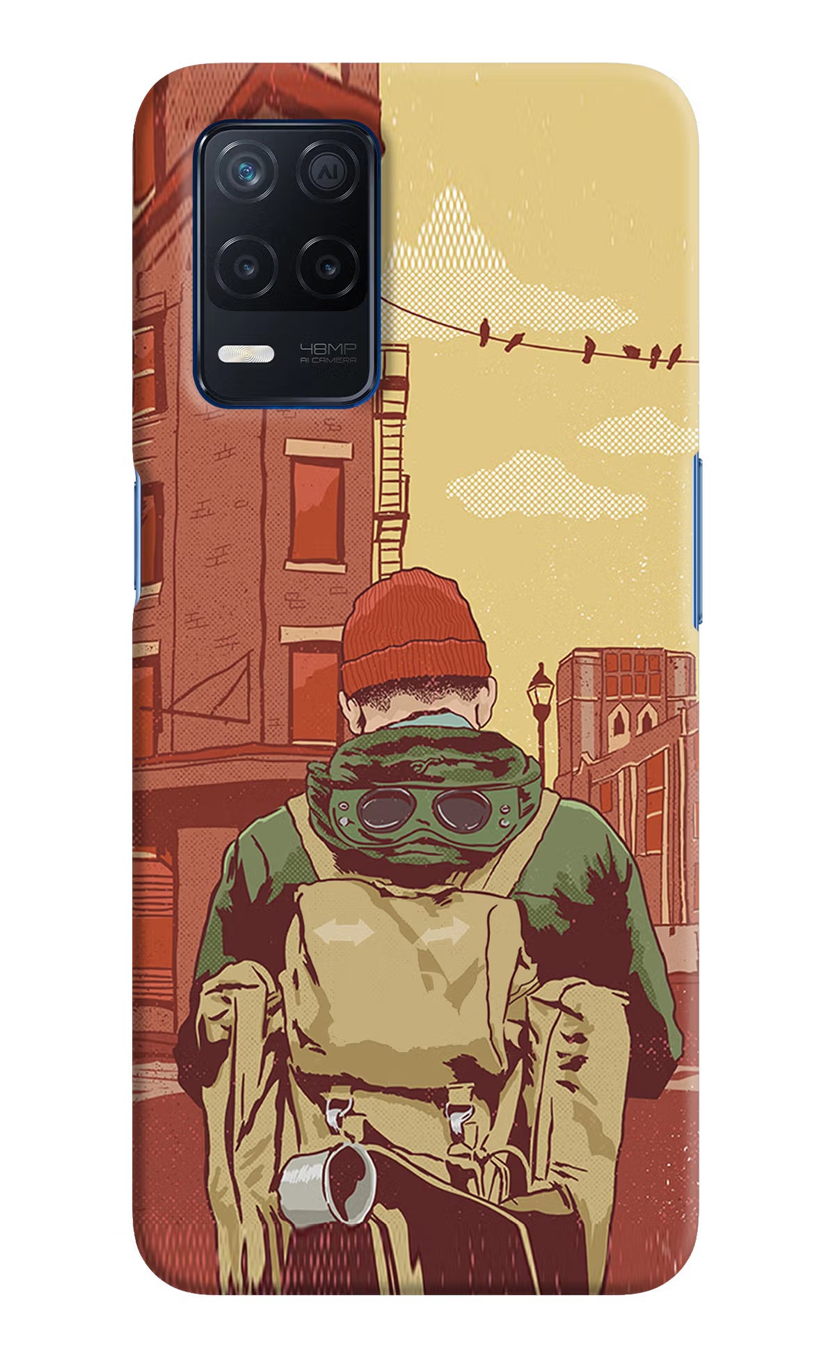 Adventurous Realme Narzo 30 5G Hard Case Back Cover by Casekaro