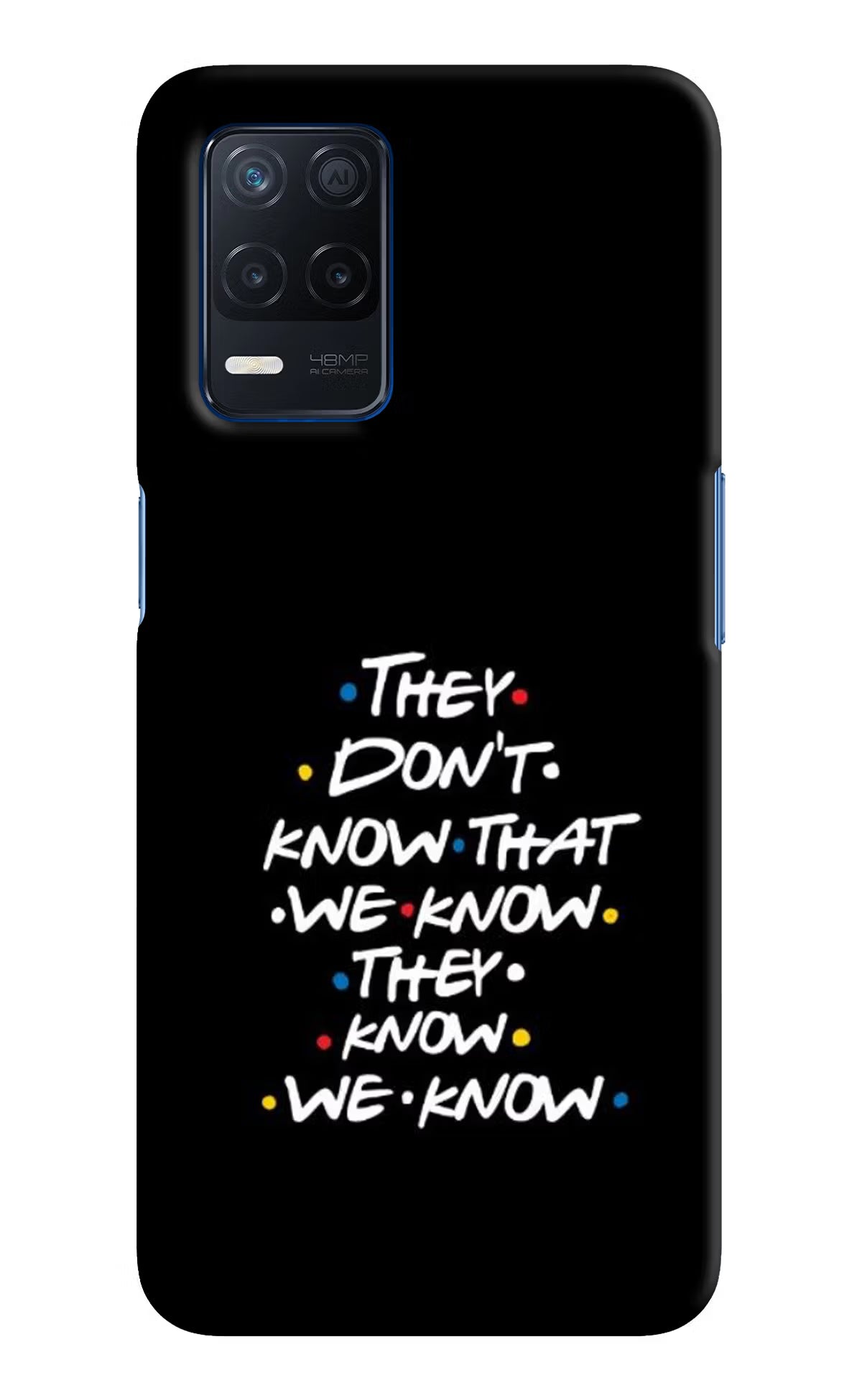 FRIENDS Dialogue Realme Narzo 30 5G Hard Case Back Cover by Casekaro