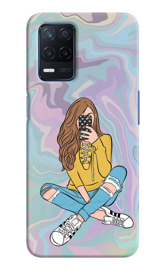 Selfie Girl Realme Narzo 30 5G Hard Case Back Cover by Casekaro