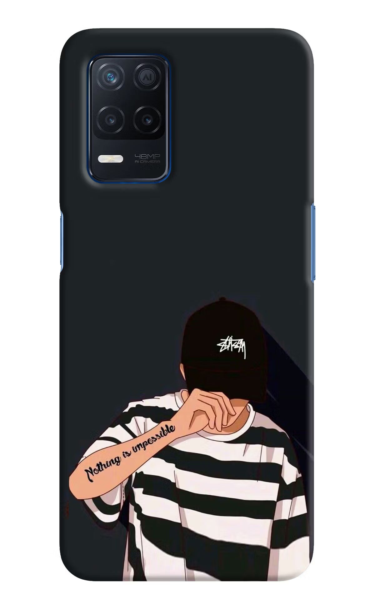 Aesthetic Boy Realme Narzo 30 5G Hard Case Back Cover by Casekaro