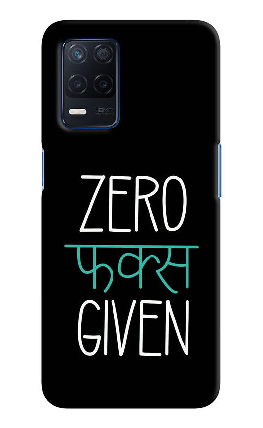 Zero Fucks Given Realme Narzo 30 5G Hard Case Back Cover by Casekaro