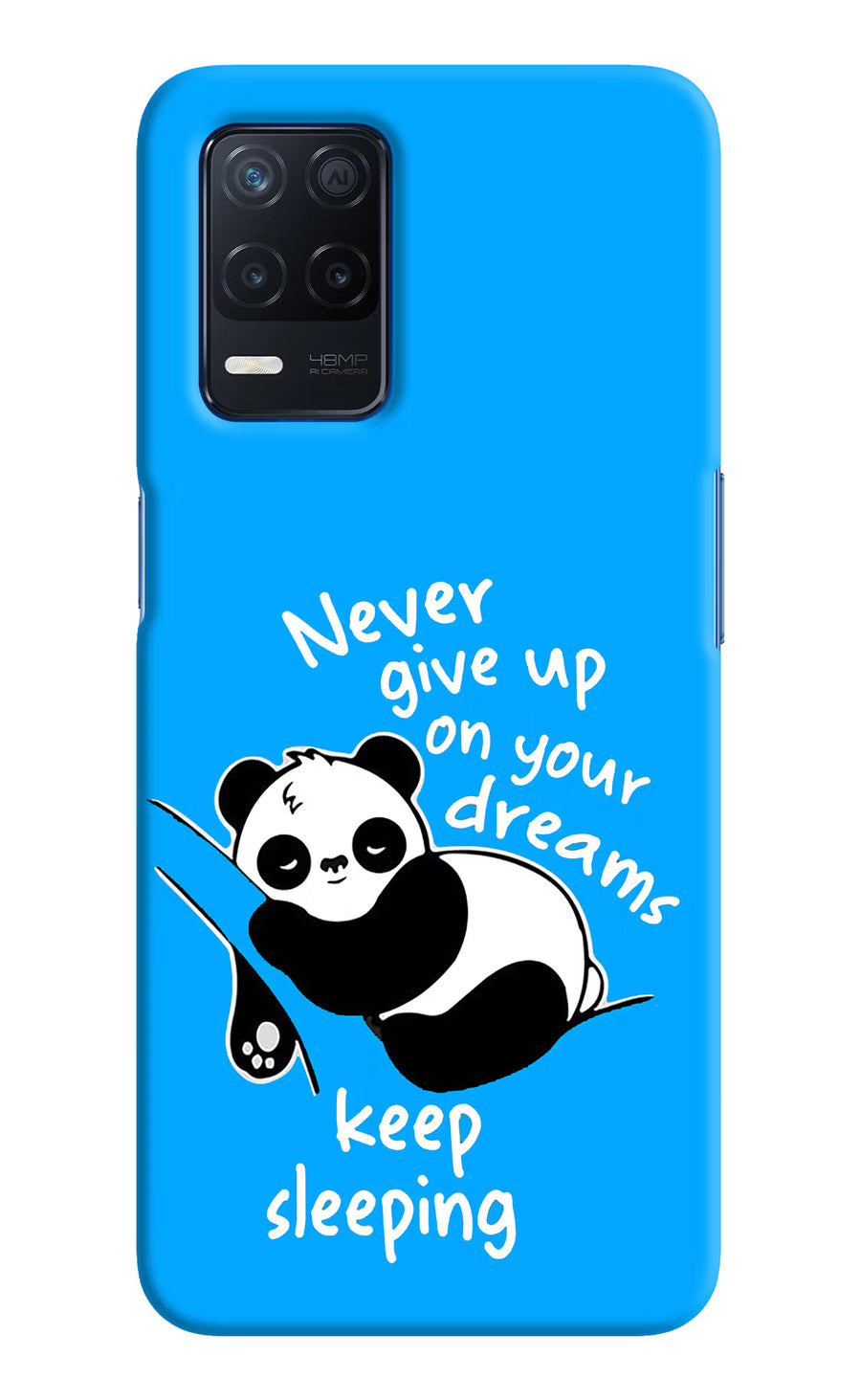 Keep Sleeping Realme Narzo 30 5G Back Cover, Hard case