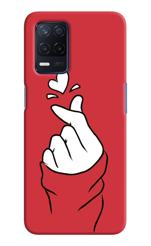 Korean Love Sign Realme Narzo 30 5G Hard Case Back Cover by Casekaro